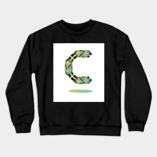 Futuristic letter c Crewneck Sweatshirt